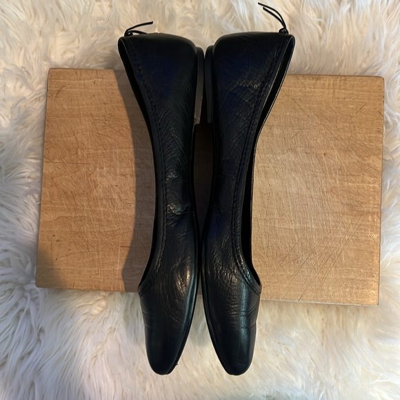Frye Pointed Toe Leather Ballet Flats - Picture 4 of 9